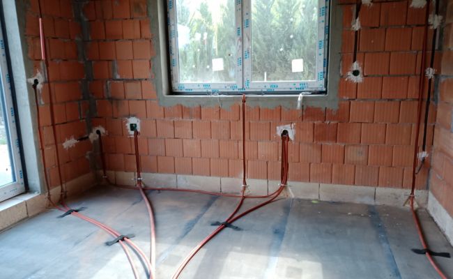 betoncsöves villanyszerelés