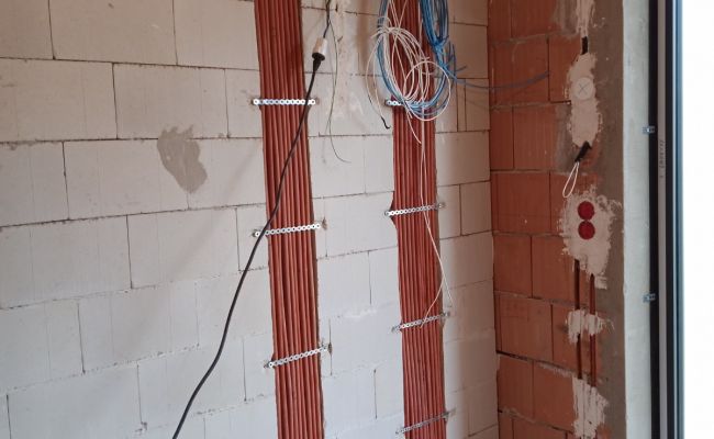 betoncsöves villanyszerelés
